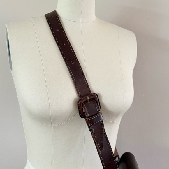 ’70s / Leather Saddle Bag - Picture 10 of 12